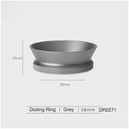 Magnetic Dosing Funnel 51/53 / 58mm,Espresso Ring Anti-Spill With Strong Magnet Fit Portafilter Barista Accessories(58mm Grey) - Image 2