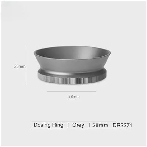 Magnetic Dosing Funnel 51/53 / 58mm,Espresso Ring Anti-Spill With Strong Magnet Fit Portafilter Barista Accessories(58mm Grey) - Image 2