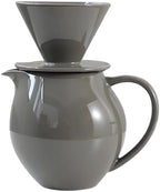Elegant Ceramic Pours Over Coffee Maker Set with Dripper and 830ml Pots for Home Offices and Cafes Restaurant - Image 4