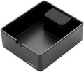 Normcore Compact Espresso Knock Box, Metal Coffee Knock Box, Heavy-Duty Knockbox, Anodized Aluminum, Espresso Accessories for Coffee Grounds, Black by NORMCORECOFFEETOOLS