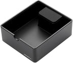 Normcore Compact Espresso Knock Box, Metal Coffee Knock Box, Heavy-Duty Knockbox, Anodized Aluminum, Espresso Accessories for Coffee Grounds, Black by NORMCORECOFFEETOOLS