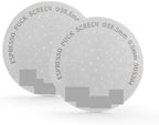 Espresso Puck Screen 51/53/58.5mm Reusable Metal Filter 0.8mm Thickness Lower Shower Screen(2pcs 58.5mm) by Unknown