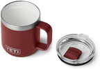 YETI Rambler 10 oz Ceramic Lined Stackable Mug, Vacuum Insulated, Stainless Steel with MagSlider Lid, Stag Red - Image 3