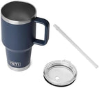 YETI Rambler 35 oz Straw Mug 2.0, Navy - Image 3