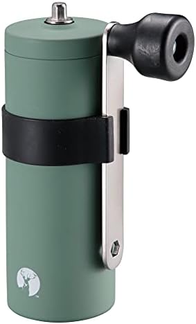 PEARL METAL Captain Stag UW-3546 Coffee Mill, Ceramic Blade, Handy Type, Made in Japan, 18-8 Stainless Steel, Vintage Green - Image 2