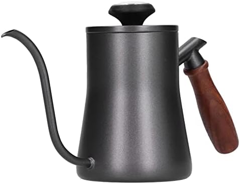 Pour Over Kettle 550ml Gooseneck with Thermometer by TOPINCN