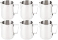 Milk Frothing Pitcher Stainless Steel Milk Steaming Pitcher for Espresso Machine Latte Art (Set of 6) 20-Ounce by Unknown