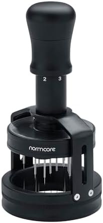 Normcore 51mm Planetary Needle Distributor Tool V3, Espresso WDT Tool with Magnetic Base, Adjustable Depth Coffee Stirrer for Precision Puck Prep, Black - Image 6