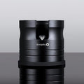 Coffee Portafilter Holder| Espresso Tamper Stand| Aluminum Alloy Espresso Holder| With Non-slip Base| Suitable For Most 58mm Coffee Machin Portafilter| (58mm, Black) by AmrankuoCo