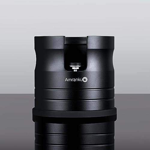 Coffee Portafilter Holder| Espresso Tamper Stand| Aluminum Alloy Espresso Holder| With Non-slip Base| Suitable For Most 58mm Coffee Machin Portafilter| (58mm, Black) by AmrankuoCo
