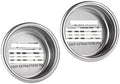 Precise 58.5mm Espresso Coffee Filter Baskets With Espresso Puck Screen Fit 58mm Portafilter Barista Accessories(18g and 20g Basket) by Unknown