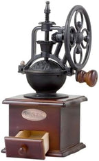 WANLIAN Vintage Manual Coffee Grinder, Cast Iron Hand Crank, Ceramic Burr by WANLIAN