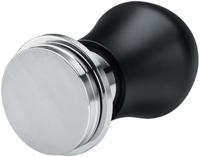 Normcore 39mm Coffee Tamper V4.1 Mini, Spring-Loaded with Click Feedback, 304 Stainless Steel Flat Base, Compatible with Flair Classic Signature, Black - Image 2