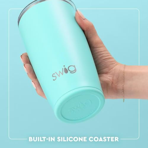 Swig Life 22oz Triple Highball Tumbler with Lid, Bourbon Barrel - Image 5
