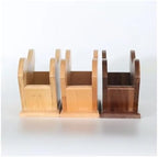 Wooden Coffee Filter Paper Holder Storage(Bamboo) - Image 3