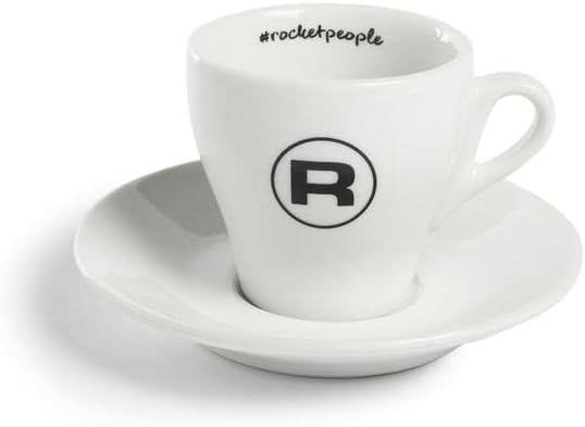 Rocket Espresso Flat White Cup, White - Set of 2 by RocketEspressoMilano