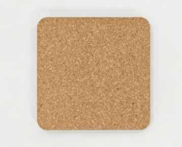 50 Pack Cork Coasters for Drinks - 4" Square Absorbent Drink Coaster Bulk - Image 5