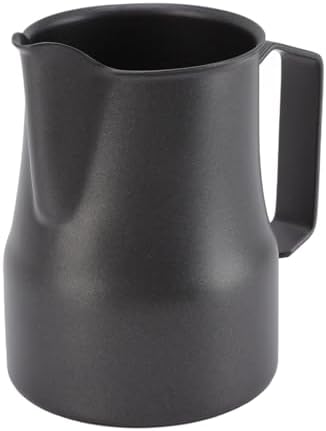 304 Stainless Steel Coffee Frothing Pitcher, 350ml Milk Steaming Jug Cup with Ergonomic Handle and Eagle Beak Spout - Image 2