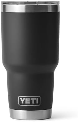 YETI Rambler 30 oz Stainless Steel Vacuum Insulated Tumbler w/ MagSlider Lid, Black by YETI