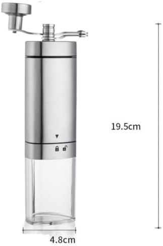 Cabilock Manual Coffee Bean Grinder with Triangle Handle, Stainless Steel - Image 2