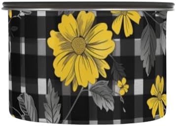 Michigan Black Designed Food Storage Containers With Lids Stainless Steel Pantry Storage Push Button Dry Food Canisters - Image 2