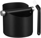 Baluue Stainless Steel Espresso Knock Box with Brush Ground Waste Bin by Baluue
