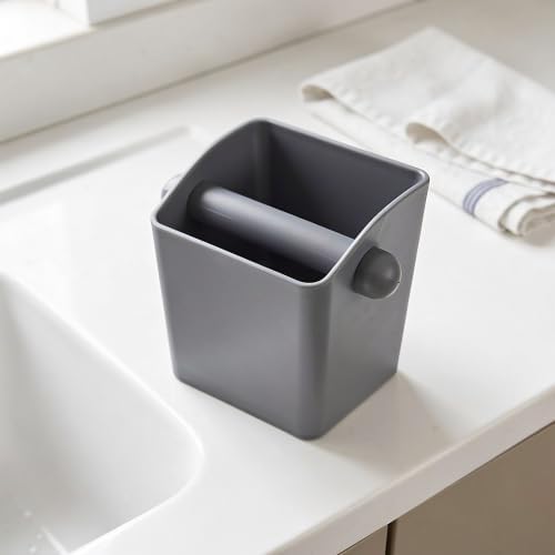 INOOMP Espresso Grounds Disposal Bin, Coffee Knock Box with Non-Slip Base - Image 5