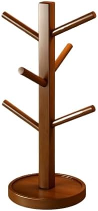 Bamboo Mug Tree Holder Stand Wooden Coffee Cup Drying Rack by Unknown