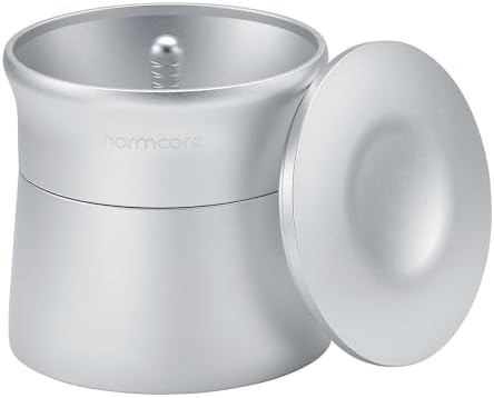 Normcore 58mm 2-in-1 Magnetic Dosing Cup, Espresso Dosing Funnel with Portafilter Dosing Cup, Barista Coffee Grinder Dosing Tools Fit 58 mm Basket, Silver by NORMCORECOFFEETOOLS