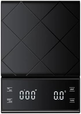 Digital Scale, Coffee Scale, Timer Function, Digital Display, Maximum Weighing 3kg, Accuracy 0.1g Food Kitchen Gram Weight Small Balance(Black) by Unknown