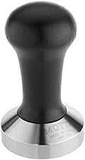Motta Professional 53 mm Flat Base Coffee/Espresso Tamper, Black Handle by MetallurgicaMottta