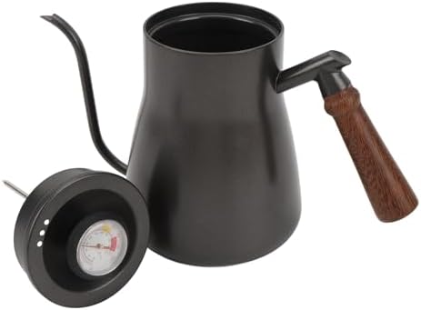 Asixxsix Coffee Kettle with Thermometer 850ml Stainless Steel Pour Over Kettle Stovetop Tea with Temperature Gauge for Home Office Travel - Image 7