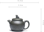 Tea Pots For Loose Tea Chinese Retro Purple Clay Teapot, Exquisite And Durable Tea Set, Office Tea Set, Floral Teapot Suitable For Black Tea, Green Tea, Oolong Tea Tea Infuser Pot - Image 2