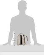 SMEG 50's Retro Style Electric Water Kettle with Automatic Shutoff, Removable Base, and Water Indicator, KLF03SSUS, Polished Stainless Steel - Image 3