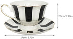 UPKOCH Polka Dot Cup and Saucer Set Ceramic Coffee Cup with Matching Dish European Style Mug for Latte Cappuccino Tea Milk 5.51 X 5.51 X 2.95 in - Image 2