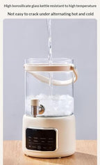 3L Glass Electric Kettle With Tea Infuser Touch Screen Adjustable Temperature Control 95-194°F Keep Warm Beverage Dispenser With Spigot For Home Office - Image 5
