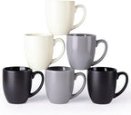 AmorArc 16 oz Coffee Mugs Set of 6, Large Ceramic Coffee Cups Set by AmorArc