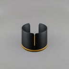 MADBALL Metal Coffee Filter Holder with Magnet, Quick Access Coffee Filter Storage Container For 58mm Portafilter, 100pcs 58mm Round Filters Included, Espresso Coffee Accessory (Black and Gold) - Image 4