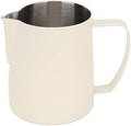 Coffee Milk Frothing Cup, Stainless Steel Jug Steaming Pitcher, 700ml Coffee Latte Art for Coffee Drinks (Beige) by MUNEFE