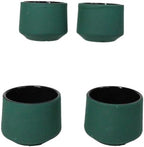 Ebros Gift Pack Of 4 Japanese Traditional Tetsubin Style Textured Surface Cast Iron Tea Cups Teacups Drinkware Tea Service Far East Decorative Accent (Green Modern Kokuyo) - Image 3