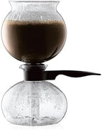 Bodum 34 oz Pebo Vacuum Coffee Maker, High Heat Borosilicate Glass, Black - Image 3