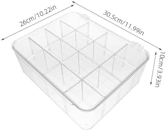 Plastic Tea Bag Holder with 16 Compartments and Lid Organizer - Image 2