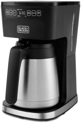 BLACK+DECKER CaféCraft 12-Cup Thermal Coffee Maker Hot & Iced, Programmable - Image 2