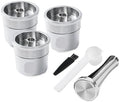 Stainless Steel Refillable Coffee Maker Filter,Coffee Capsule Pod，Compatible With Illy，X7.1 Y5 Mahine(3pc-TI) by Unknown