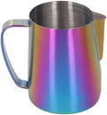 650ml 22oz 650ml Milk Frothing Pitcher, Stainless Steel Milk Frother Cup, Colorful Coffee Steaming Pitcher for Coffee Enthusiasts by Unknown