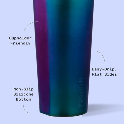 Corkcicle Insulated Tumbler with Sliding Lid, 24 oz, Dragonfly - Image 4