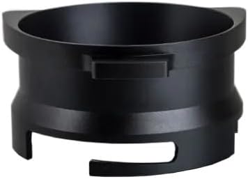 Coffee Dosing Ring 51MM 54MM Dosing Funnel Compatible with Delonghi EC9355/9665 Breville 870/878 Coffee Machine Barista Tool Coffeeware(54mm-Black) by Unknown