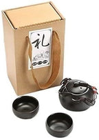 Ceramic Porcelain Kung Fu Travel Tea Set 3/5 Pcs Bag Box - Image 4