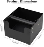 Espresso Knock Box, Stainless Steel Coffee Bag Container, With Steel Bracket And Noise Reducing Rubber Ring (M) - Image 3