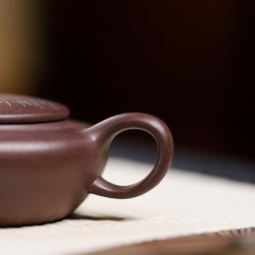 Tea Pots For Loose Tea Handmade Purple Clay Pot Kung Fu Teapot Afternoon Tea Tea Party Teapot Conference Room Tea Set Tea Infuser Pot - Image 5